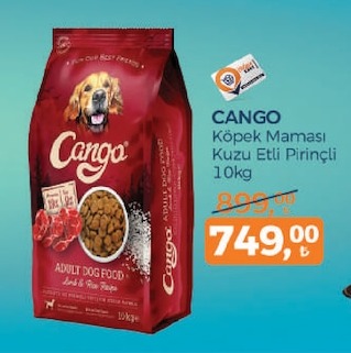 Cango Köpek Maması Kuzu Etli Pirinçli 10Kg