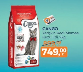 Cango Yetişkin Kedi Maması Kuzu Etli 7Kg