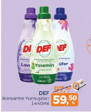 Def Konsantre Yumuşatıcı Yasemin 1440Ml