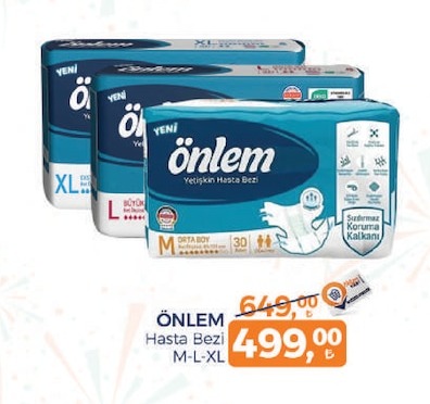Önlem Hasta Bezi M-L-Xl