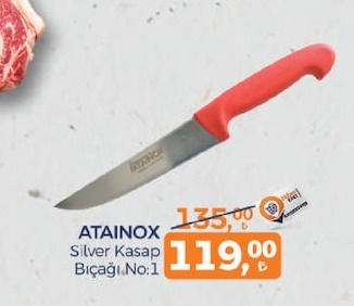 Atainox Silver Kasap Biçaği No:1