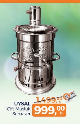 Uysal Çift Musluk Semaver