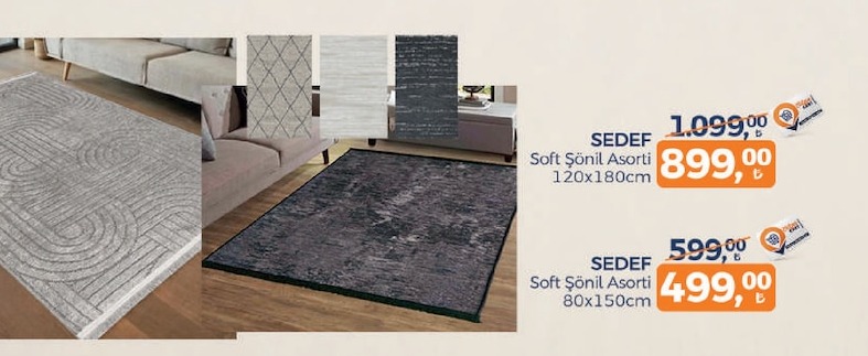 Sedere Soft Şönil Asorti 120X180Cm