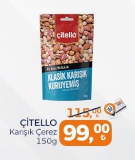 Çıtello Klasik Karışık Kuruyemiş 150G