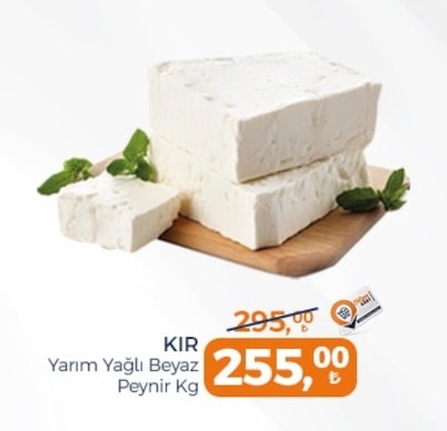 Kir Yarim Yagli Beyaz Peynir Kg