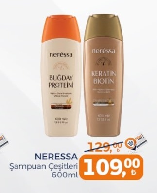 Neressa Saç Bakım Şampuan Çeşitleri 600Ml
