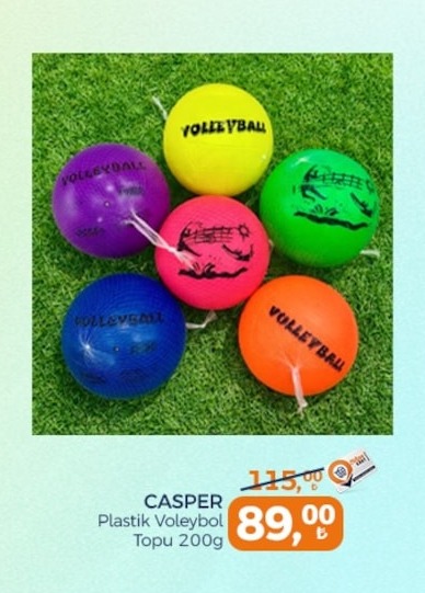 Casper Plastik Voleybol Topu 200G