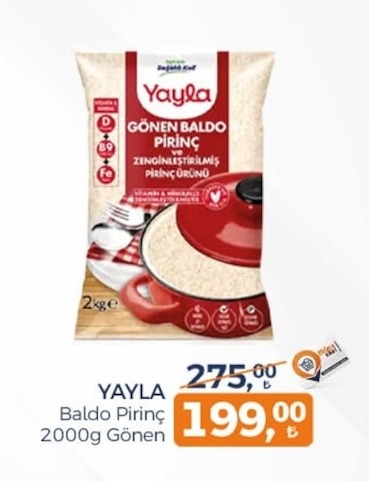 Yaylı Baldo Pirinç 2000G Gönen