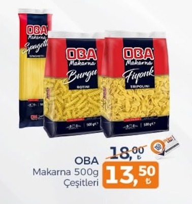 Oba Makarna Çeşitleri 500G