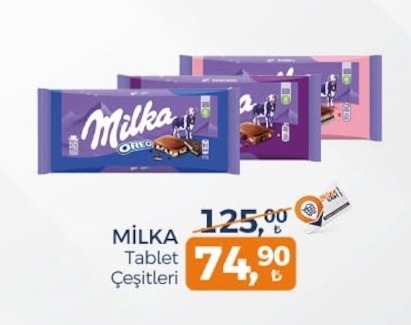 Milka Tablet Çeşitleri
