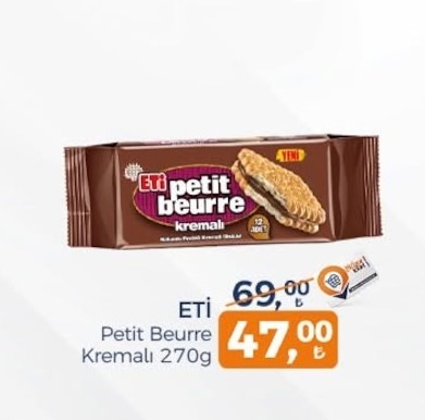 Eti Petit Beurre Kremalı 270G