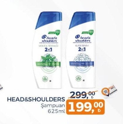 Head&Shoulders Şampuan 625Ml