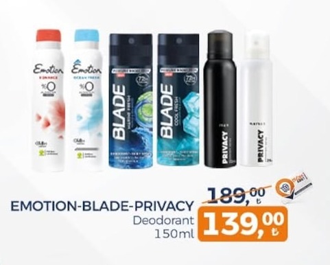 Emotion-Blade-Privacy Deodorant 150Ml