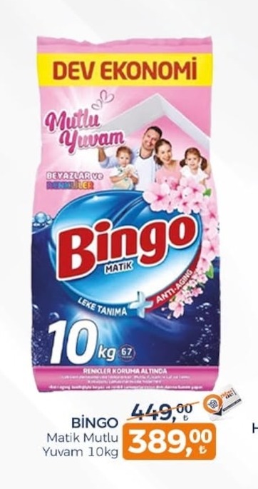 Bingo Matik Mutlu Yuvam 10Kg