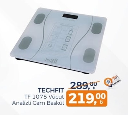 Techfit Tf 1075 Vücut Analizli Cam Baskül
