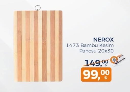 Nerox 1473 Bambu Kesim Panosu 20X30