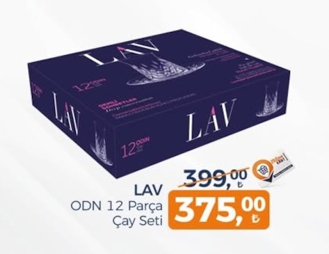 Lav Odn 12 Parça Çay Seti