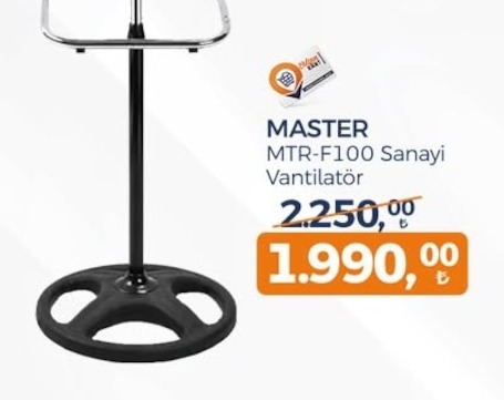 Master Mtr-F100 Sanayi Vantilatör