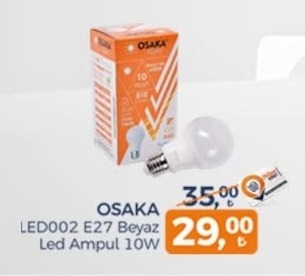 Osaka Led002 E27 Beyaz Led Ampul 10W