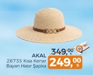 Kısa Kenar Bayan Hasır Şapka