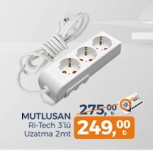 Ri-Tech 3'Lü Uzatma 2Mt