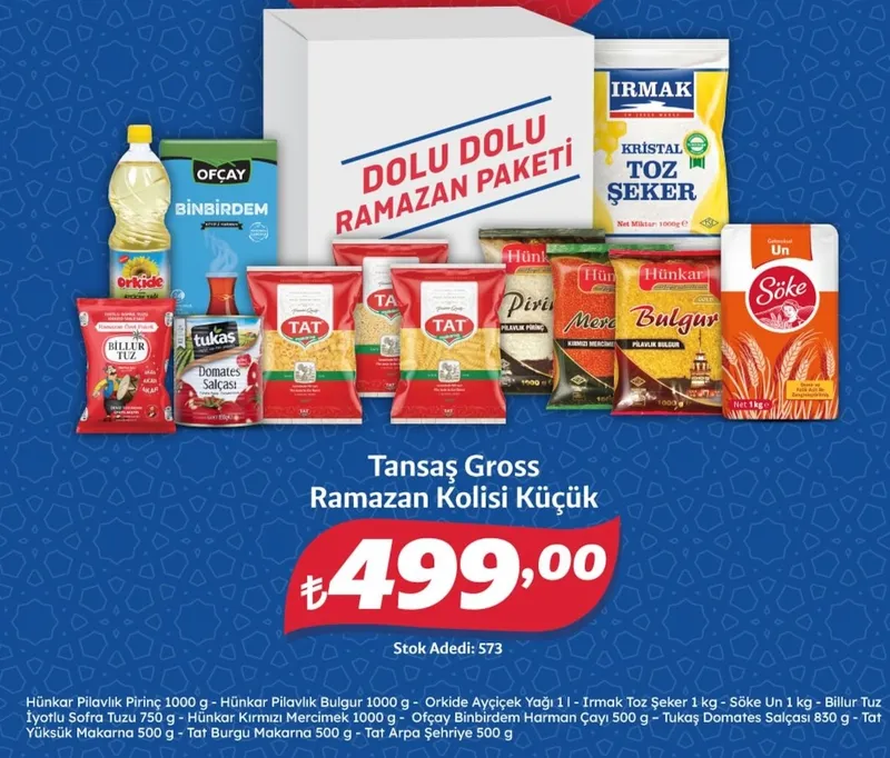 Tansaş Gross Ramazan Kolisi Küçük