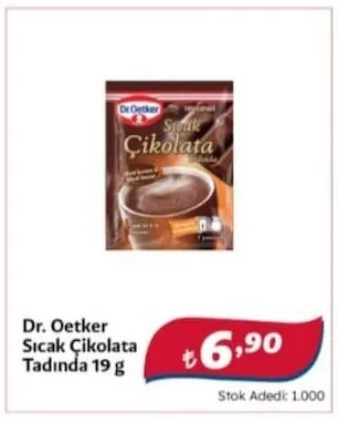 Dr. Oetker Sıcak Çikolata Tadında 19 G