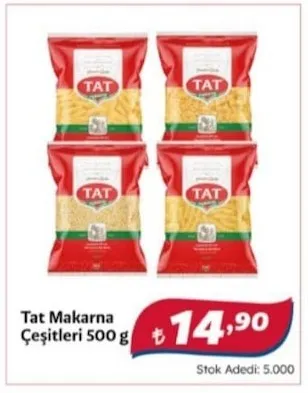 Tat Makarna Çeşitleri 500 G