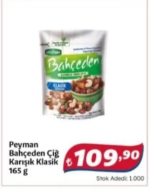 Peyman Bahçeden Çiğ Karışık Klasik 165 G