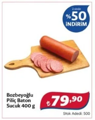 Bozbeyoğlu Piliç Baton Sucuk 400 G