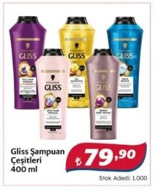 Gliss Şampuan Çeşitleri 400 Ml