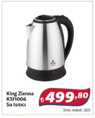 King Zienna Ksi1006 Su Isıtıcı