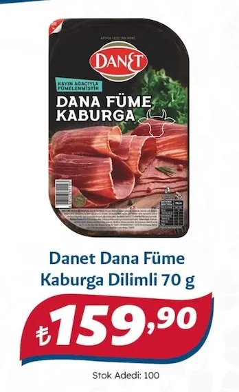Danet Dana Füme Kaburga Dilimli 70 G