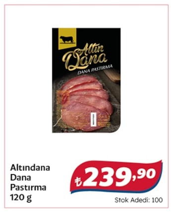 Altindana Dana Pastirma 120 G