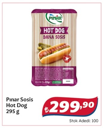 Pinar Sosis Hot Dog 295 G