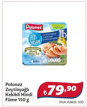 Polonez Zeytinyagli Kekikli Hindi Füme 150 G