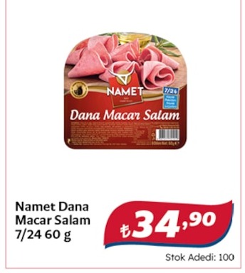 Namet Dana Macar Salam 7/24 60 G