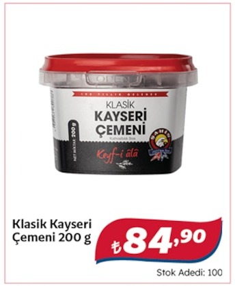 Klasik Kayseri Çemeni 200 G