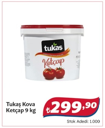 Tukaş Kova Ketçap 9 Kg