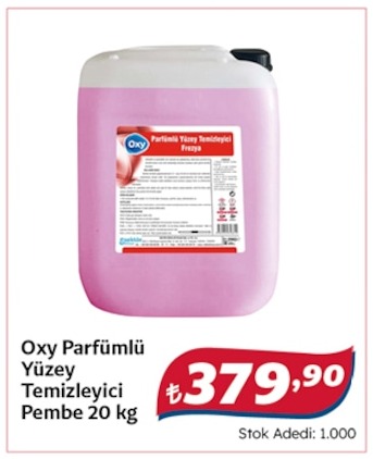 Oxy Parfümlü Yüzey Temizleyici Pembe 20 Kg