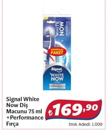 Signal White Now Diş Macunu 75 Ml + Performance Fırça