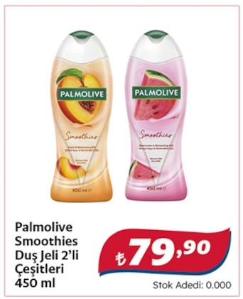 Palmolive Smoothies Duş Jeli 2'Li Çeşitleri 450 Ml