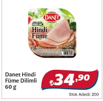 Danet Hindi Füme Dilimli 60 G
