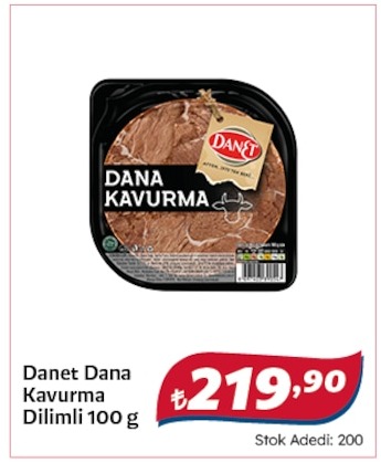 Danet Dana Kavurma Dilimli 100 G