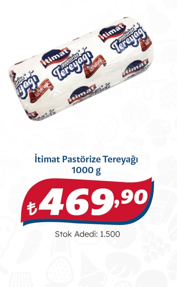 Itimat Pastörize Tereyağı 1000 G
