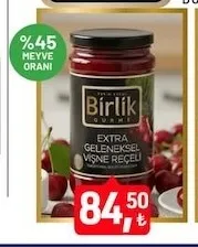 Birlik Gurme Extra Geleneksel Vişne Reçeli