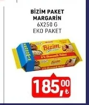 Bi̇Zi̇M Paket Margari̇N 6X250 G Eko Paket