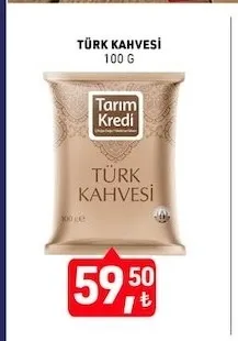 Tarim Kredi̇ Türk Kahvesi̇ 100 G