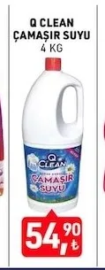 Q Clean Çamaşir Suyu 4 Kg