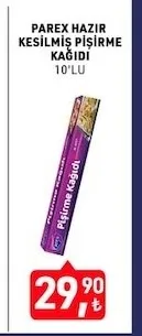 Parex Hazir Kesi̇Lmi̇Ş Pi̇Şi̇Rme Kağidi 10'Lu